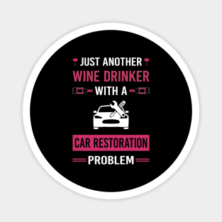 Wine Drinker Car Restoration Magnet